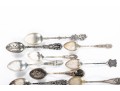 Sterling Silver Demitasse Souvenir Spoons