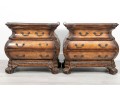 Elegant Bombe Nightstands