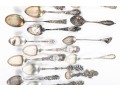 Sterling Silver Demitasse Souvenir Spoons