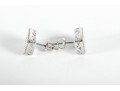 10k White Gold Diamond Pave Earrings