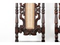Antique Jacobean Styled Accent Chairs