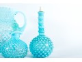 Blue Hobnail Depression Glass