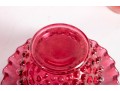 Hobnail Cranberry Depression Glassware