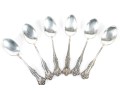 Simpson Hall Miller & Co. Sterling Silver Tea Spoons With Green Man/Lion Handles