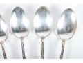 Simpson Hall Miller & Co. Sterling Silver Tea Spoons With Green Man/Lion Handles