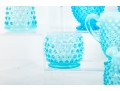 Blue Hobnail Depression Glass Perfume Decanters And Vases