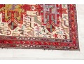 Colorful Wool Runner Rug With Camel Motifs (9’6” X 3’9)