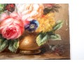 Signed Oil On Board Still Life Of Flowers