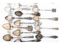 Sterling Silver Demitasse Souvenir Spoons