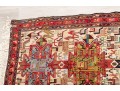 Colorful Wool Runner Rug With Camel Motifs (9’6” X 3’9)