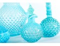 Blue Hobnail Depression Glass