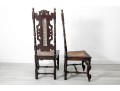 Antique Jacobean Styled Accent Chairs