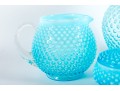 Blue Hobnail Depression Glass