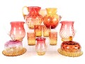 Amberina Depression Glassware