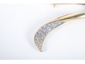 14k Yellow Gold Diamond Brooch