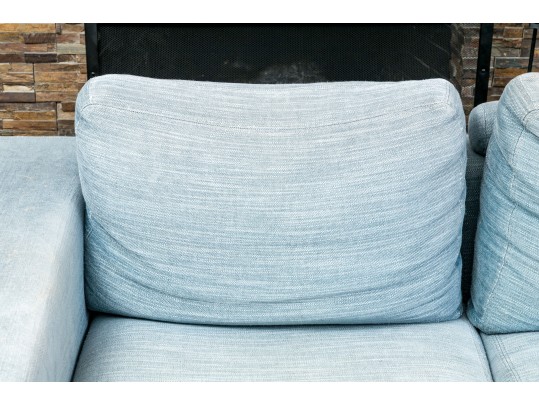 Roche Bobois Blue Upholstered Sectional