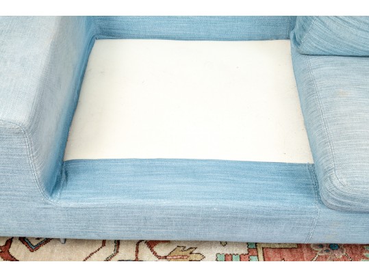 Roche Bobois Blue Upholstered Sectional