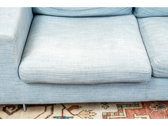 Roche Bobois Blue Upholstered Sectional