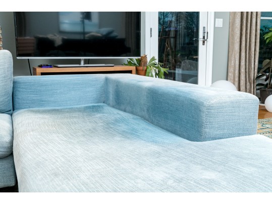 Roche Bobois Blue Upholstered Sectional