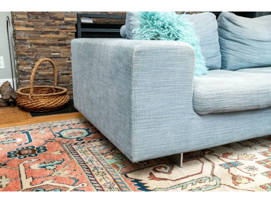 Roche Bobois Blue Upholstered Sectional