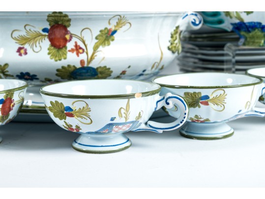 Imolarte Garofano Imola Italian Majolica Dinnerware
