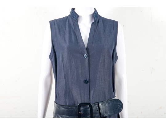 Sleeveless Cocktail Or Party Dresses Including Milly And A Silk-Linen Dress