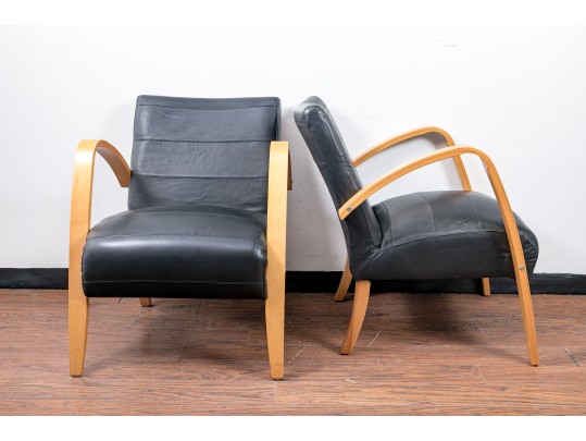 Ikea MCM Bentwood Arm Chairs