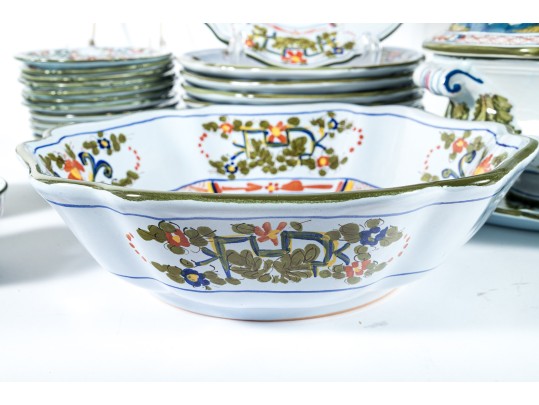 Imolarte Garofano Imola Italian Majolica Dinnerware
