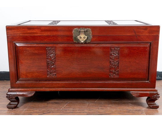 Chinese Campaign Carved Chest