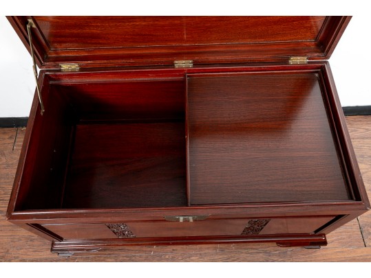 Chinese Campaign Carved Chest