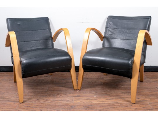 Ikea MCM Bentwood Arm Chairs
