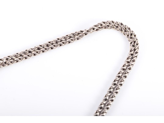 Lisa Jenks Sterling Silver Tigers Eye Necklace