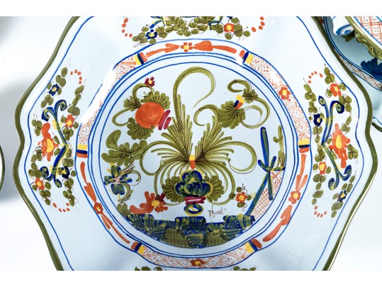 Imolarte Garofano Imola Italian Majolica Dinnerware