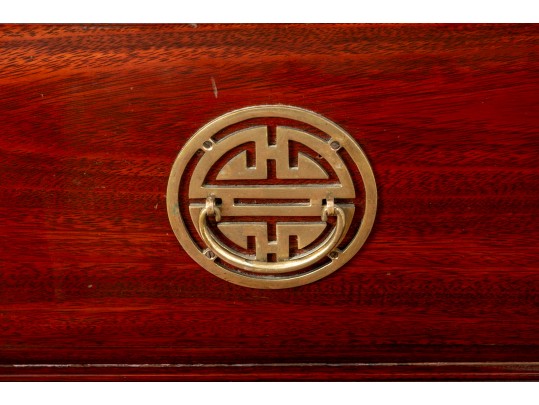 Chinese Campaign Carved Chest