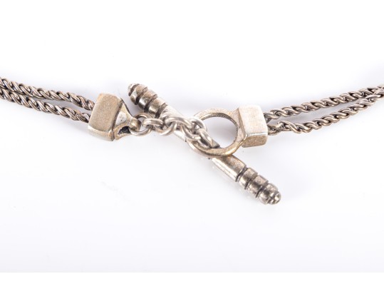 Lisa Jenks Sterling Silver Tigers Eye Necklace