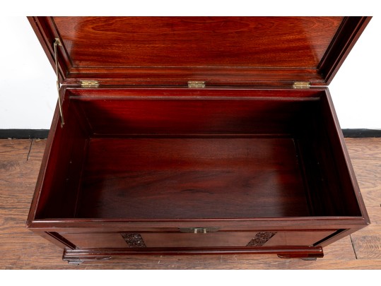 Chinese Campaign Carved Chest