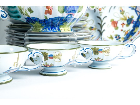 Imolarte Garofano Imola Italian Majolica Dinnerware
