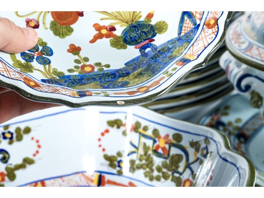 Imolarte Garofano Imola Italian Majolica Dinnerware