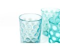 Blue Coin Spot Glass Tumblers
