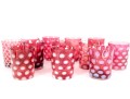 Cranberry Coin Spot Glass Tumblers