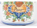Italian Majolica Ceramic Pasta Canister