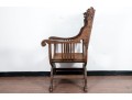 Antique Carved Oak Renaissance Styled Chair