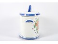 Italian Majolica Ceramic Pasta Canister