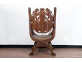 Antique Carved Oak Renaissance Styled Chair