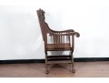 Antique Carved Oak Renaissance Styled Chair