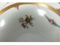 Julius H. Brauer Porcelain Floral And Gilt Centerpiece Bowl