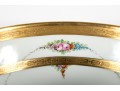 Julius H. Brauer Porcelain Floral And Gilt Centerpiece Bowl