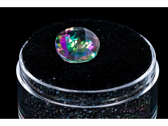 Loose Stones: 50 White, Blue And Mystic Topaz, 17.7 TCW