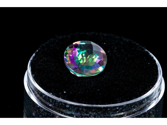 Loose Stones: 50 White, Blue And Mystic Topaz, 17.7 TCW