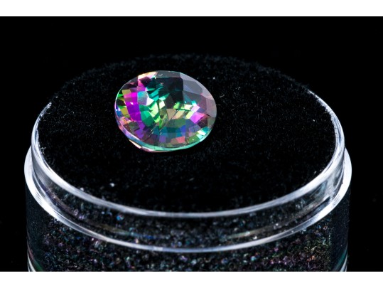 Loose Stones: 50 White, Blue And Mystic Topaz, 17.7 TCW